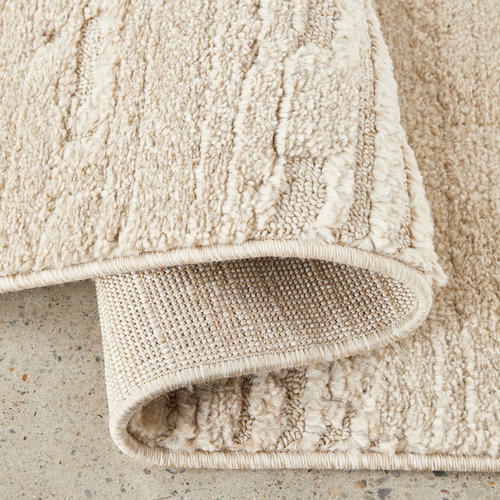 Network Rugs Natural Ezra Organic Textured Rug | Temple & Webster
