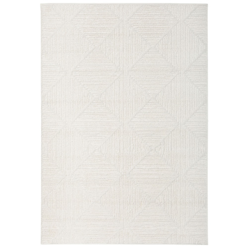 White Gatten Contemporary Rug