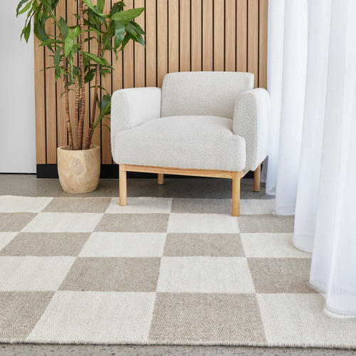 Korpo Flat Weave Wool-Blend Rug