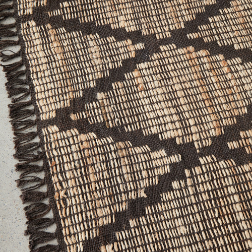 Mocha Desmond Flat Weave Jute Rug