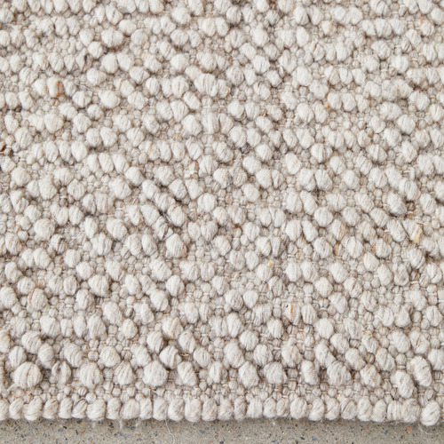 Natural Lindved Hand-Woven Wool-Blend Rug