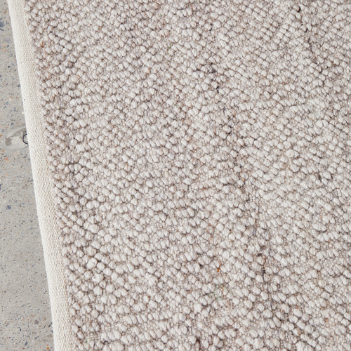 Natural Lindved Hand-Woven Wool-Blend Rug