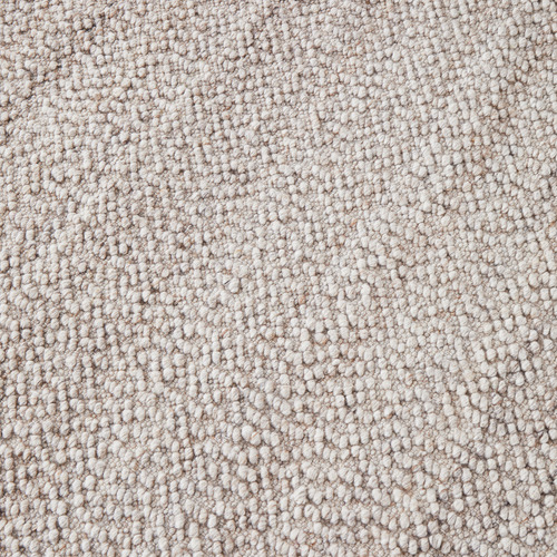 Natural Lindved Hand-Woven Wool-Blend Boucle Rug | Temple & Webster