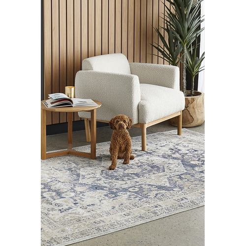 Mitzi-Navy-Blue-and-Cream-Chenille-Cotton-Modern-Rug-PVD-834-BLU
