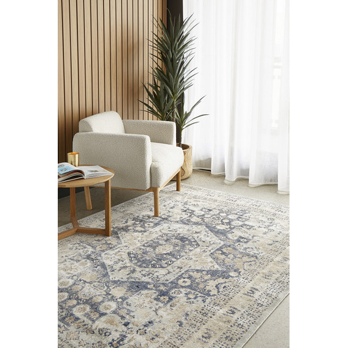 Mitzi-Navy-Blue-and-Cream-Chenille-Cotton-Modern-Rug-PVD-834-BLU