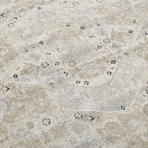 Mitzi-Blue-and-Cream-Chenille-Cotton-Modern-Rug-PVD-834-BEI