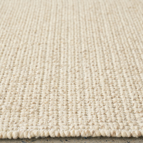 Cream Madras Parker Hand-Loomed Wool & Jute Rug