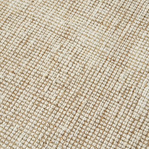 White Madras Marlo Hand-Loomed Jute Rug