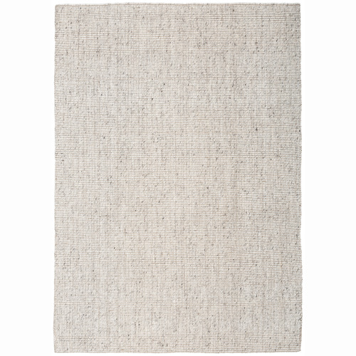 Beige Harlow Ariel Hand-Loomed Wool-Blended Ru