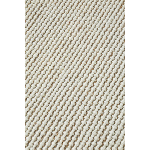 Cream Harlow Cove Hand-Loomed Wool-Blended Ru