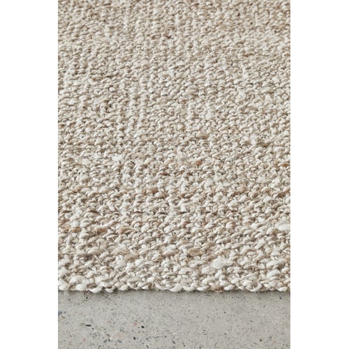 Silver Harlow Parker Hand-Loomed Wool Ru