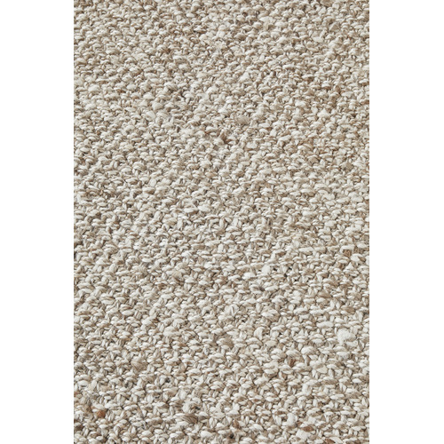Silver Harlow Parker Hand-Loomed Wool Ru