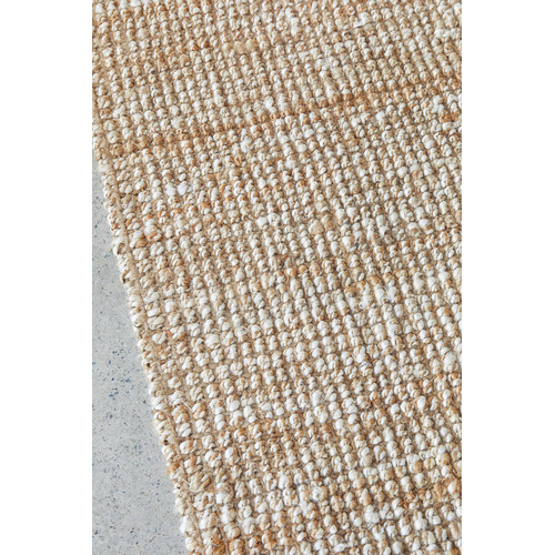 Natural Harlow Hunter Hand-Loomed Jute-Blended Ru