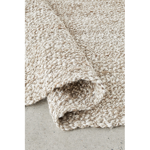 Silver Harlow Parker Hand-Loomed Wool Ru