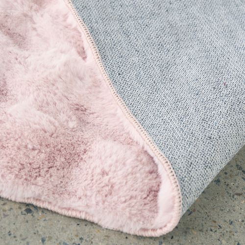 Blush Bubble Machine Washable Power-Loomed Rug