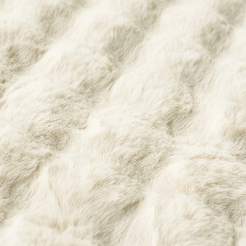 Natural Bubble Machine Washable Round Rug
