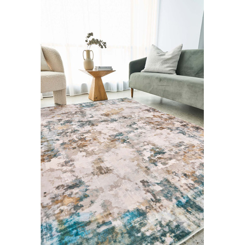 Marine Mosi Machine Washable Rug