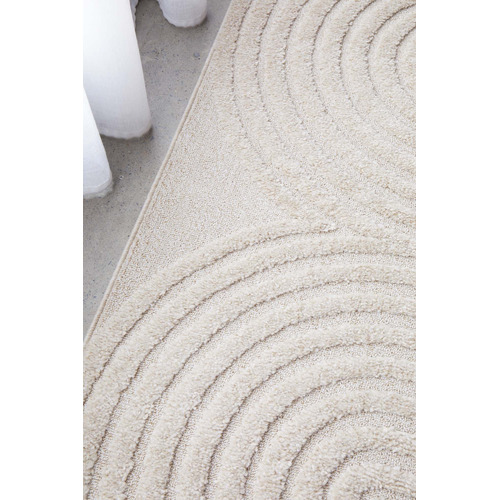 Network Rugs Beige Lotus Carl Runner | Temple & Webster