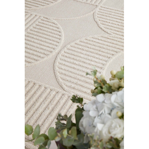 Beige Lotus Leo Rug
