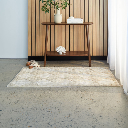 Beige Diamond Blaine Power-Loomed Rug