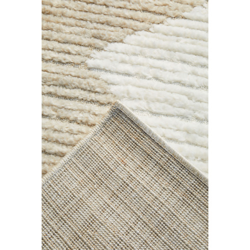 Ivory Diamond Power-Loomed Rug