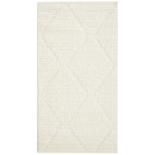 White Bellamy Power-Loomed Rug