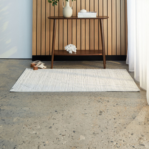 White Bellamy Power-Loomed Rug