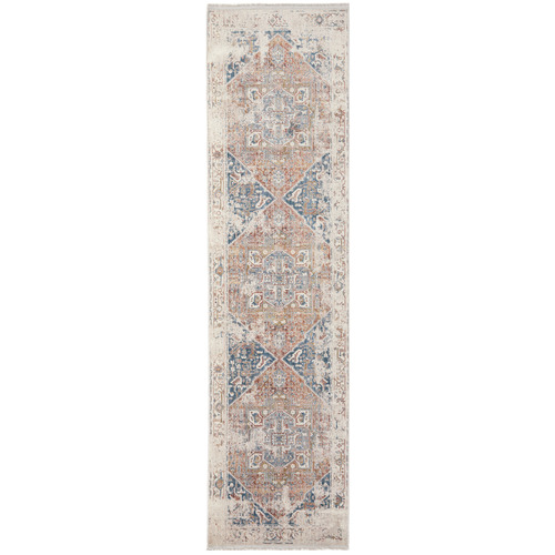 Ivory-Ameera-Vintage-Style-Power-Loomed-Runner
