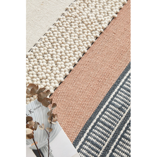 Peach-and-Denim-Wool-Textured-Astrid-Rug