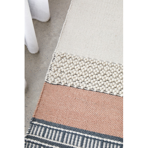 Peach-and-Denim-Wool-Textured-Astrid-Rug