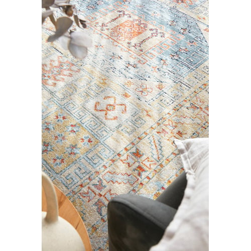 Sky-Blue-and-Beige-Power-Loomed-Transitional-Rug--859-SKY