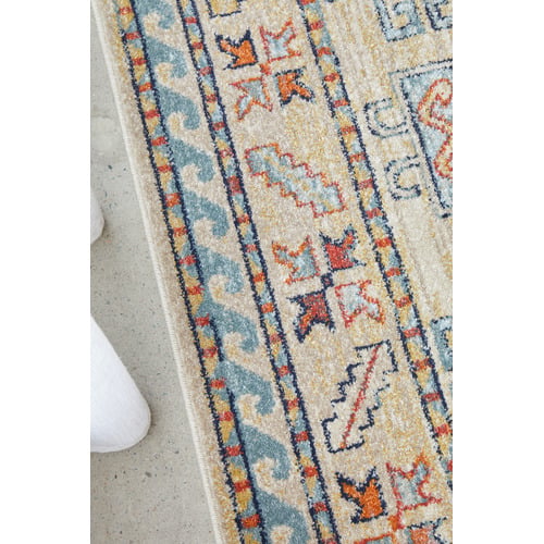 Sky-Blue-and-Beige-Power-Loomed-Transitional-Rug--859-SKY
