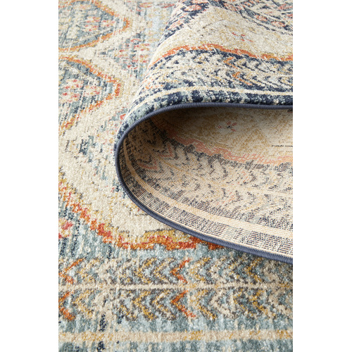 Rust-and-Beige-Power-Loomed-Transitional-Rug--863-NAVY
