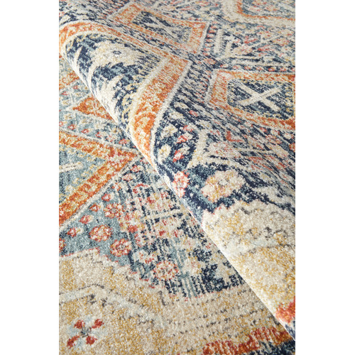 Rust-and-Beige-Power-Loomed-Transitional-Rug--863-NAVY