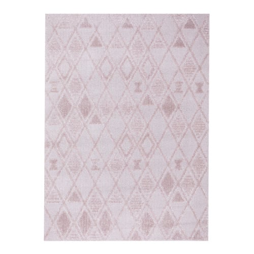 Pink Nina Contemporary Rug