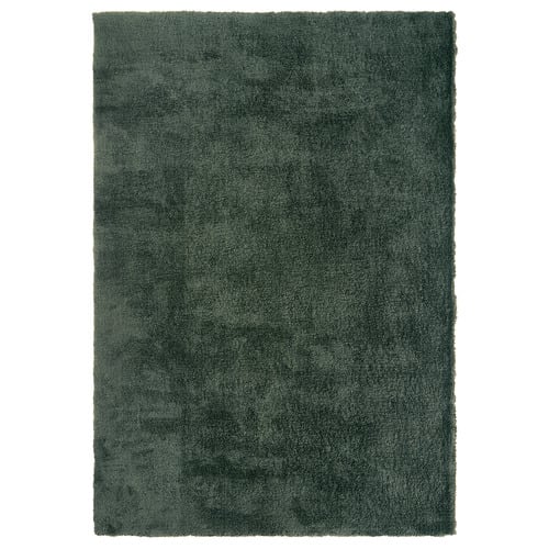 Green Cleo Machine Washable Rug