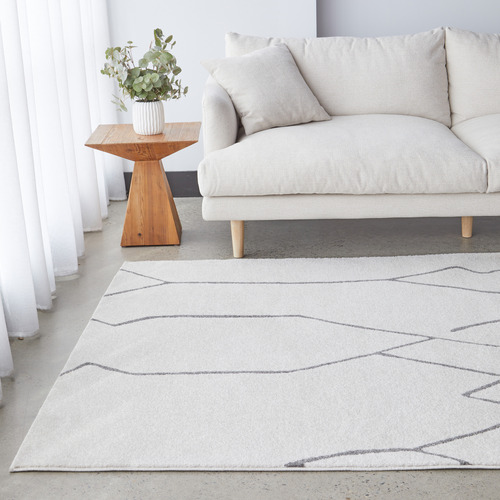 Grey Emery Abstract Rug