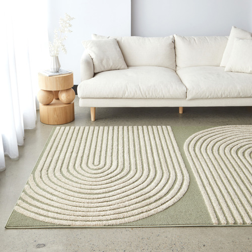 Pistachio-Belle-Curved-Arches-Rug