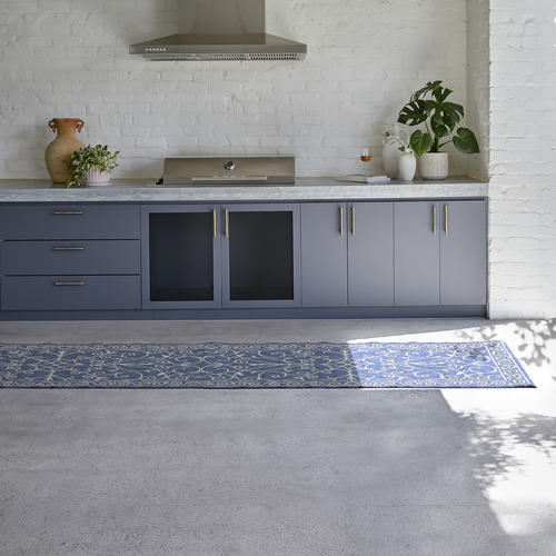 Blue Romy Newport Indoor/Outdoor Runner