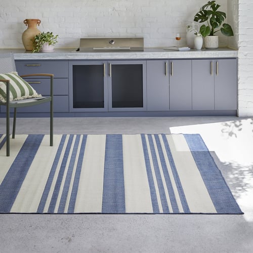 Blue Alvi Newport Indoor/Outdoor Rug