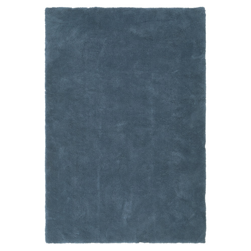 Blue Cleo Ultra Plush Machine Washable Rug