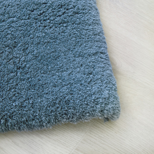 Blue Cleo Ultra Plush Machine Washable Rug