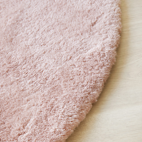 Rose Cleo Ultra Plush Machine Washable Round Rug