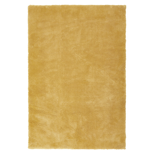 Mustard Cleo Ultra Plush Machine Washable Rug
