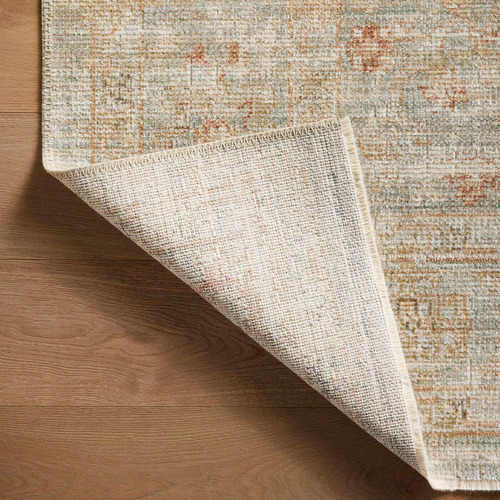 Aqua Estate Flat Weave Rug