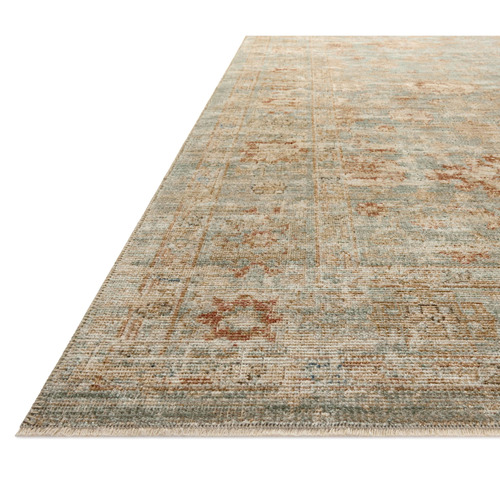 Aqua Estate Vintage-Look Rug