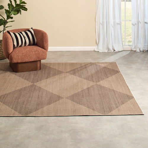 Ondria Jute-Look Machine Washable Rug