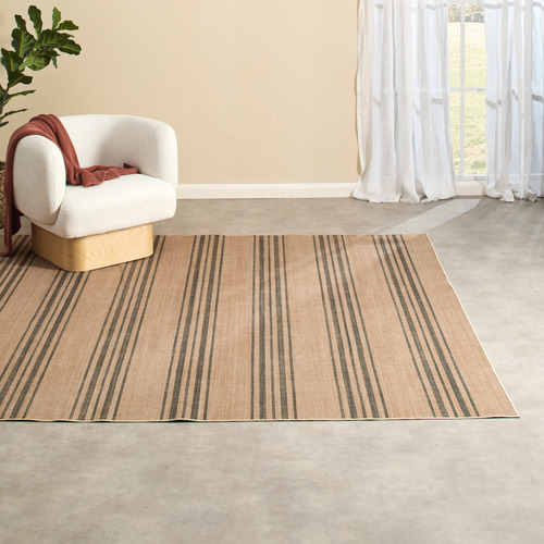 Alika Jute-Look Machine Washable Rug