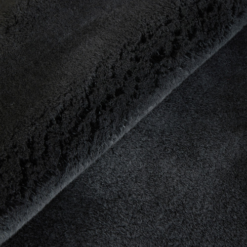 Black Cleo Round Rug