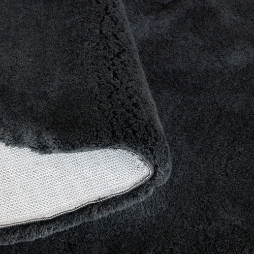 Black Cleo Round Rug